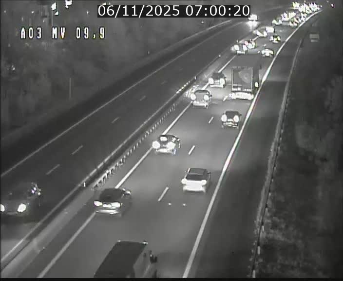 Webcam Autoroute à la Croix de Bettembourg - A3 - BK 9.9 - direction Luxembourg-Ville