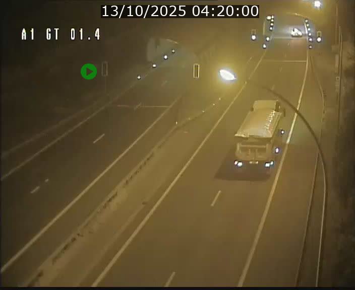 Traffic live webcam Luxembourg Hesperange - A1 direction Kirchberg - BK 1.4
