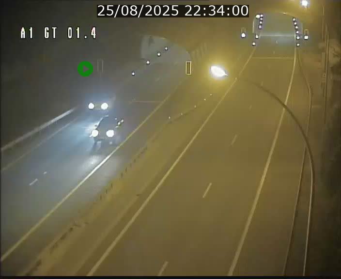Traffic live webcam Luxembourg Hesperange - A1 direction Kirchberg - BK 1.4