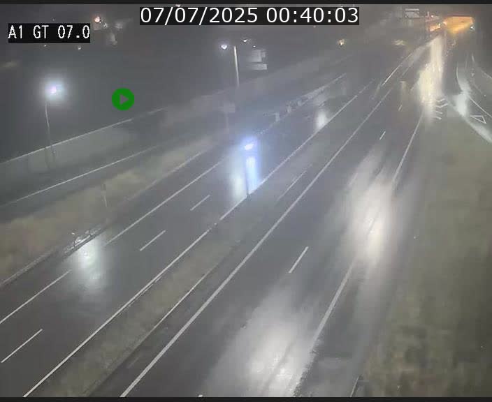 Traffic live webcam Luxembourg Cents - A1 direction Kirchberg - BK 7