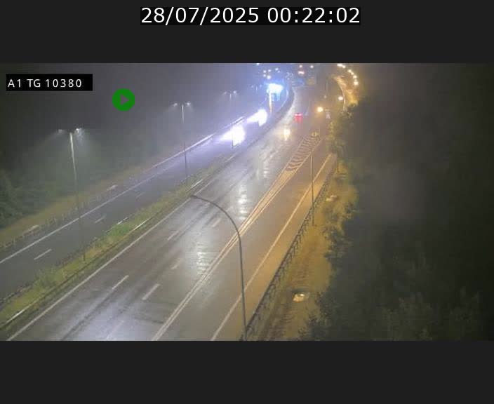 Traffic live webcam Luxembourg Senningerberg - A1 direction Luxembourg Kirchberg - BK 10.3