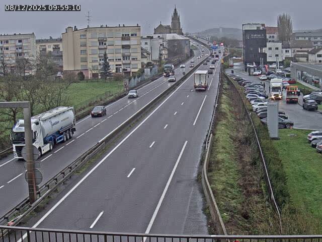 Caméra autoroute France - A31, Thionville direction Metz