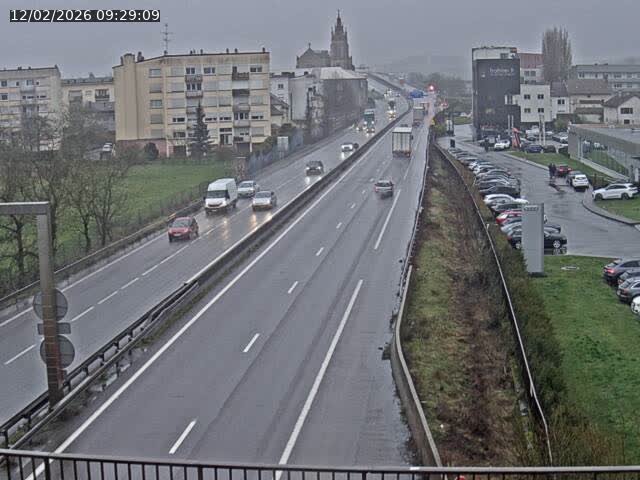 Caméra autoroute France - A31, Thionville direction Metz