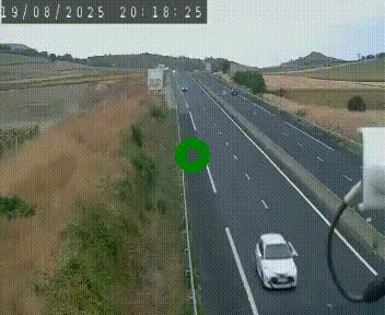 Caméra autoroute A75 à hauteur de Le Crest, en direction de Montpellier