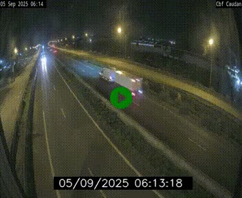 Webcam sur la N165 à hauteur de Caudan, dans le Morbihan.