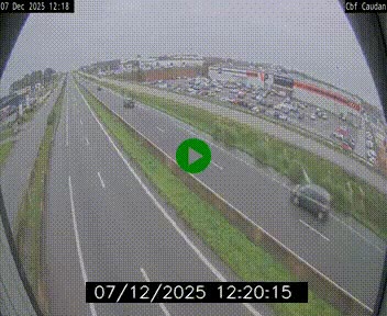 Webcam sur la N165 à hauteur de Caudan, dans le Morbihan.