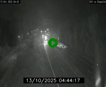 Webcam sur le périphérique de Nantes (N844) à hauteur de Porte de la Chapelle, au nord de la ville