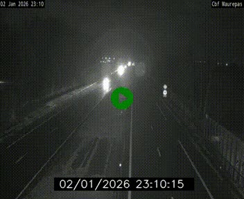Webcam sur le périphérique de Rennes (N136) à hauteur de Maurepas, au nord de la ville