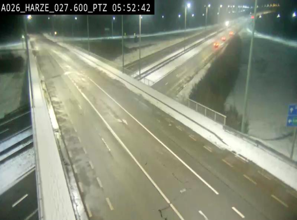 Caméra autoroute Belgique - Sougné-Remouchamps,E25 direction Luxembourg