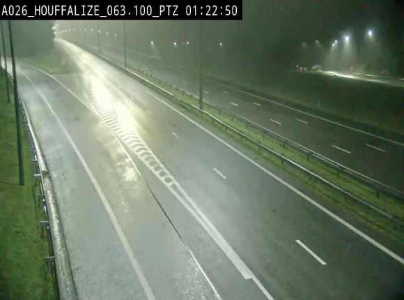 Caméra autoroute Belgique - Houffalize, E25 direction Liège