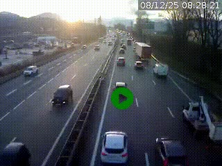 Caméra routière à hauteur des centres commerciaux et de la sortie 14 en direction d'Albertville