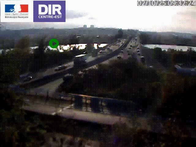 Webcam autoroute sur A450 à Pierre-Bénite en direction de Lyon et de l'autoroute A7