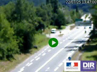 Webcam info trafic à proximité de Vizille sur la N85, au niveau du point de vue du Saut du Moine à Champagnier
