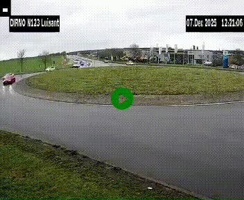 Webcam en périphérie de Chartres sur la N123, à hauteur de Luisant. Vue orientée vers Chartres