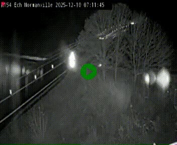 Webcam à hauteur du Leclerc Normanville sur la N154. Vue orientée vers Rouen