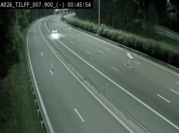 Webcam autoroute A26/E25 à Esneux, en Belgique en direction Luxembourg - BK 7.9
