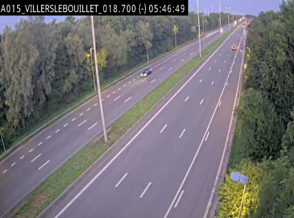 Webcam autoroute Belgique - Villers-le-Bouillet - E42 direction Liège - BK 18.7
