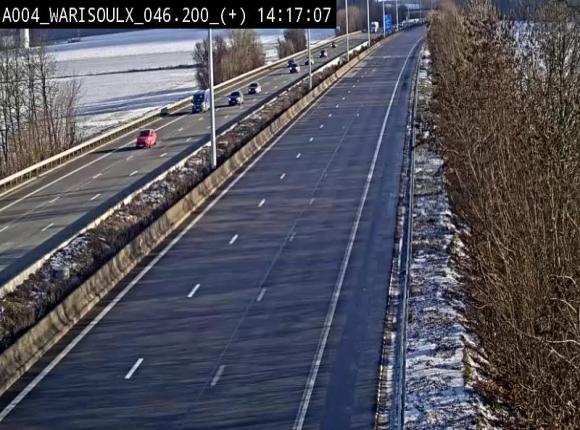 Webcam autoroute Belgique - Warissoulx - E411 - BK 46.2