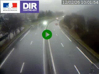 Caméra sur la Nationale 90 (N90) à La Léchère, en direction et à proximité d'Albertville