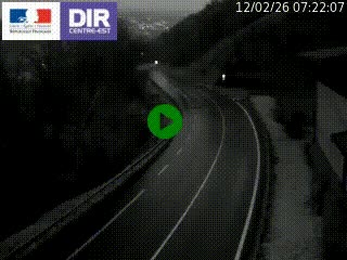 Caméra trafic sur la N90 à Bourg-Saint-Maurice, en provenance d'Aoste et en direction d'Albertville