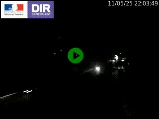 Caméra trafic à Meylan sur la Rocade-Sud de Grenoble en direction d'Aix-en-Provence