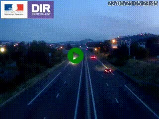 Caméra autoroute à Saint-Etienne (Les Littes) à hauteur du Ikea Saint-Etienne sur l'A72 en direction de Roanne