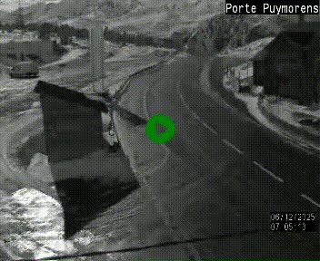 Webcam Col du Puymorens sur N320, en direction de Pas de la Casa (Andorre)