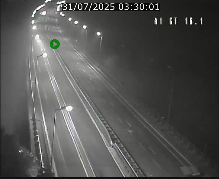 Traffic live webcam Luxembourg Niederanven - A1 direction Allemagne - BK 16.1