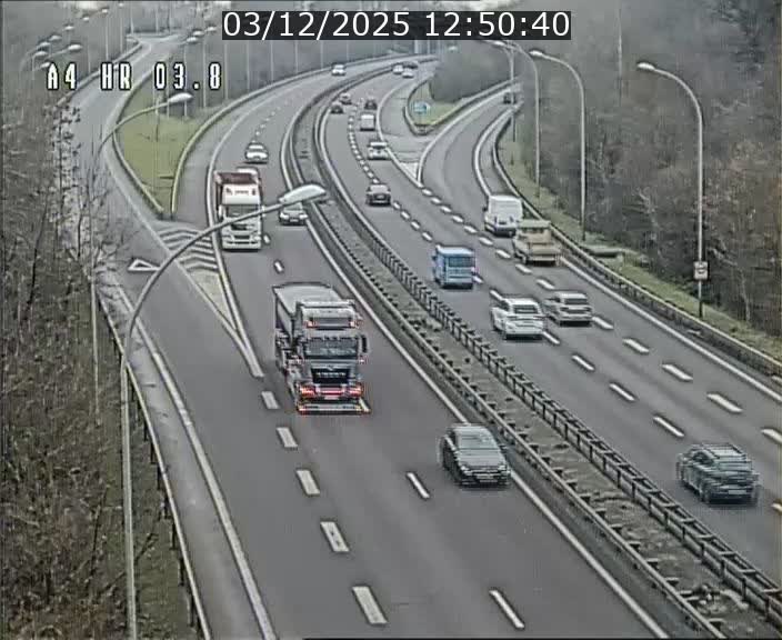 Webcam traffic A4 Luxembourg - BK 3.8 - Leudelange (direction Esch sur Alzette)