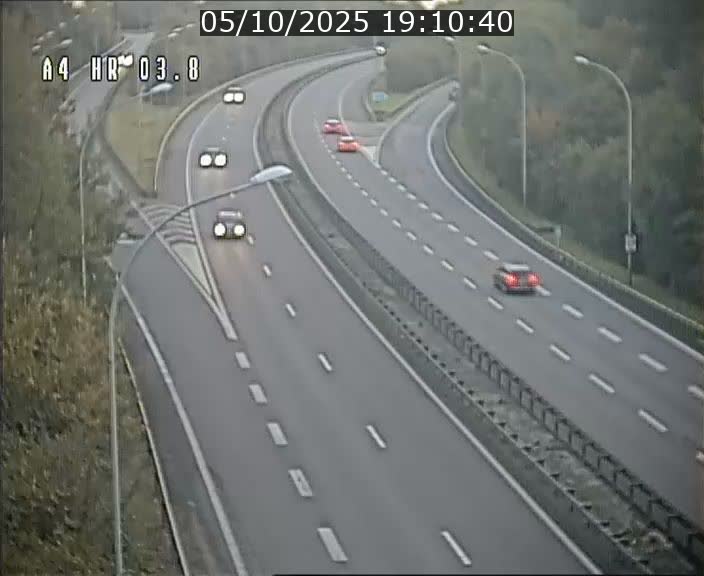 Webcam traffic A4 Luxembourg - BK 3.8 - Leudelange (direction Esch sur Alzette)