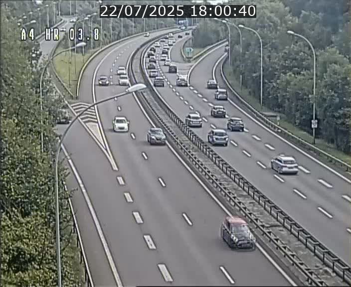 Webcam traffic A4 Luxembourg - BK 3.8 - Leudelange (direction Esch sur Alzette)