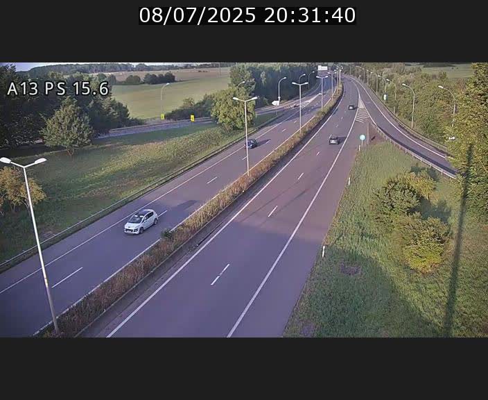 Traffic live webcam Luxembourg Kayl - A13 direction Dudelange - BK 15.6
