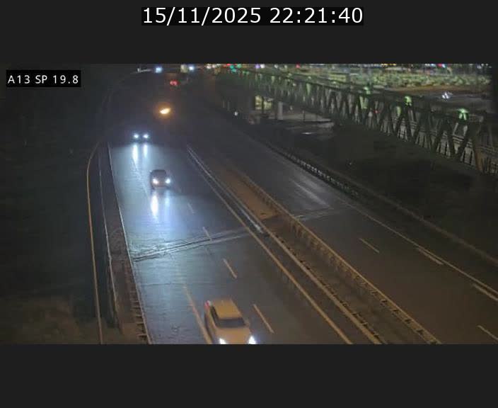 Traffic live webcam Luxembourg Croix de Bettembourg - A13 direction Esch-sur-Alzette - BK 19.8