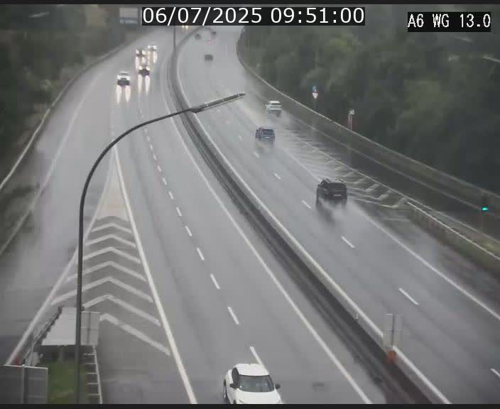 Traffic live webcam Luxembourg Mamer - A6 - BK 13 - direction Luxembourg/France/Allemagne