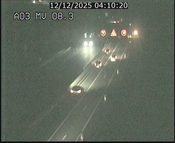 Webcam Autoroute après la Croix de Bettembourg en direction de Luxembourg sur l'A3