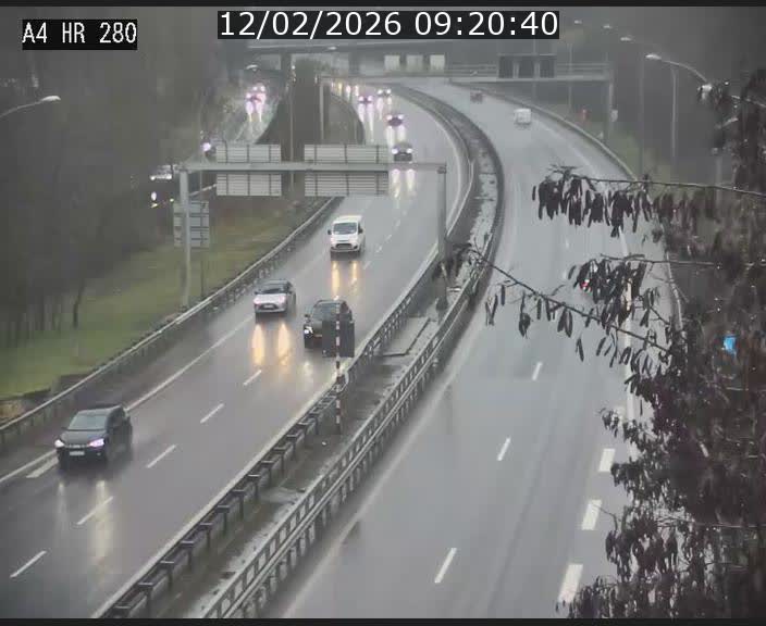 Webcam traffic A4 Luxembourg - BK 0.2 - P+R Bouillon (direction Luxembourg)