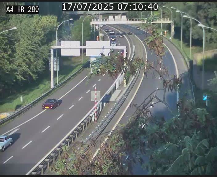 Webcam traffic A4 Luxembourg - BK 0.2 - P+R Bouillon (direction Luxembourg)