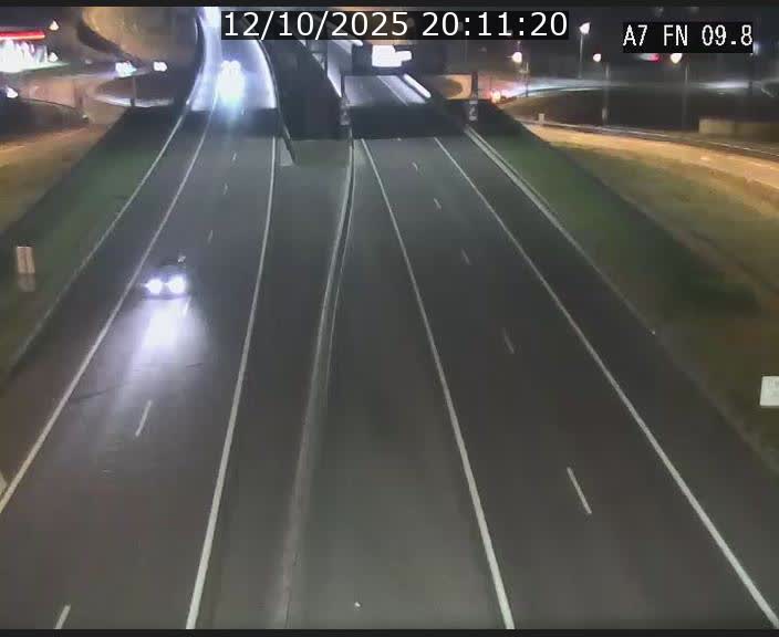 Caméra trafic Luxembourg - A7, Tunnel Gousselerbierg, sortie sud, direction rond-point Lorentzweiler (BK 9.9)