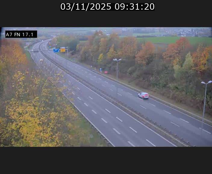 Caméra trafic Luxembourg - A7, Merscherbierg direction Mersch