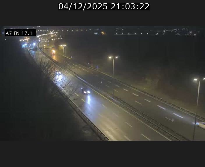 Caméra trafic Luxembourg - A7, Merscherbierg direction Mersch