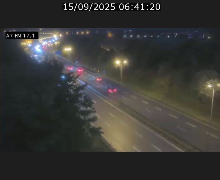 Caméra trafic Luxembourg - A7, Merscherbierg direction Mersch