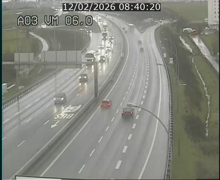 Traffic live webcam Luxembourg Aire de Berchem - A3 - BK 6 - direction France