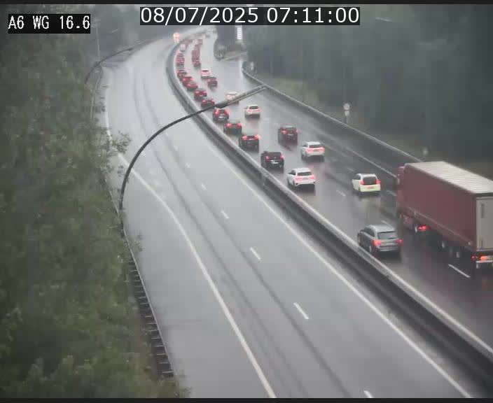 Traffic live webcam Luxembourg Aire de Capellen - A6 - BK 16.6 - direction Luxembourg/France/Allemagne