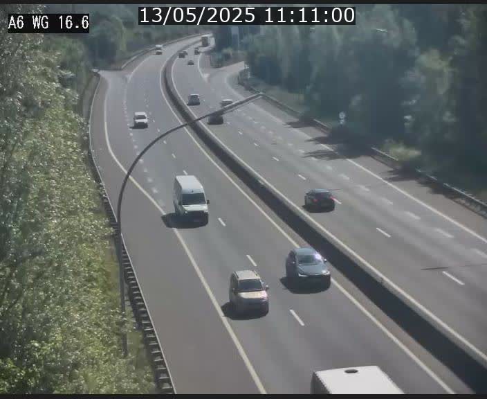 Traffic live webcam Luxembourg Aire de Capellen - A6 - BK 16.6 - direction Luxembourg/France/Allemagne