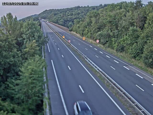 Caméra autoroute France - A30, Hayange direction Metz