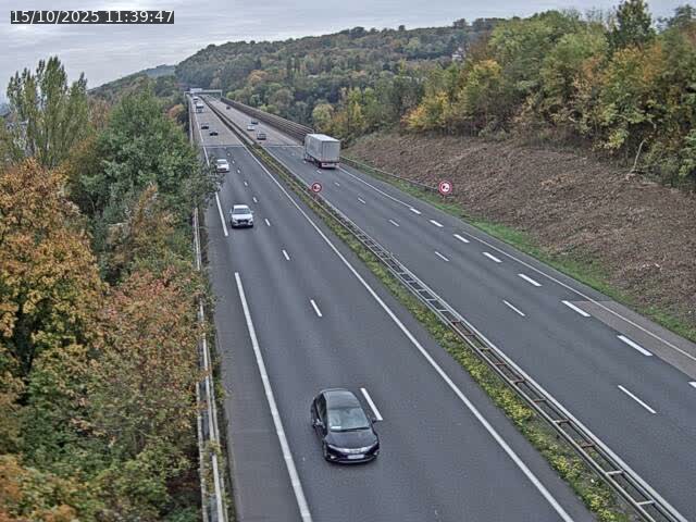 Caméra autoroute France - A30, Hayange direction Metz