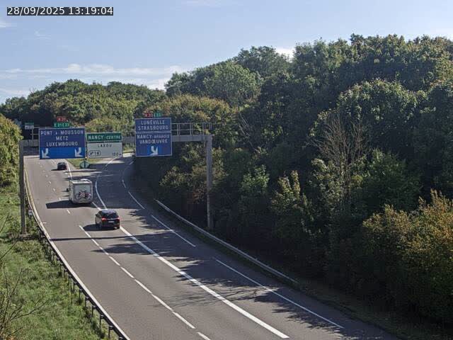 Caméra autoroute France - Biffurcation A31/A33, Laxou direction Nancy