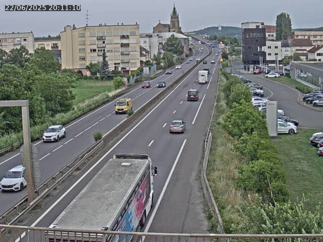 Caméra autoroute France - A31, Thionville direction Metz