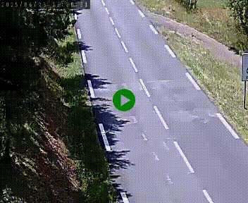 Caméra routière France - N102, au niveau du col de Montmirat à Saint-Etienne-du-Valdonnez à 1039 mètres d'altitude