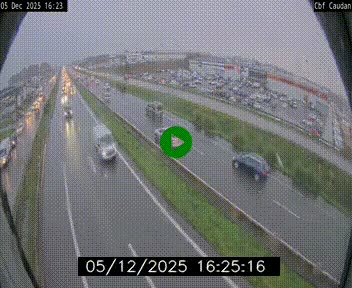 Webcam sur la N165 à hauteur de Caudan, dans le Morbihan.